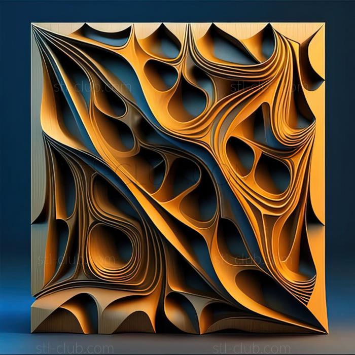 3D model st abstract art (STL)